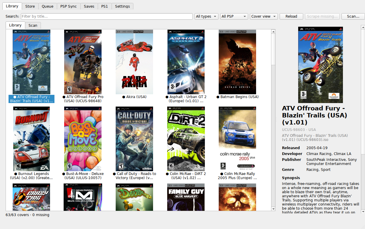PSP Preservation Tool