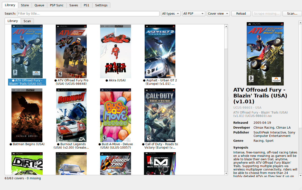 PSP Preservation Tool